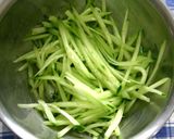 ☯豆腐皮๑W梅和え☯作り方5写真