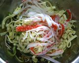 ☯豆腐皮๑W梅和え☯作り方8写真
