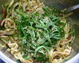 ☯豆腐皮๑W梅和え☯作り方9写真