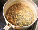 簡単☆焼き厚揚げのひじきそぼろあんかけ☆作り方4写真