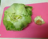 ☆主役は納豆☆レタス包み作り方1写真