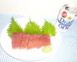 パパのキハダマグロの刺身作り方3写真