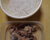 さば缶と白滝の酢の物作り方1写真