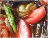 夏野菜のめんつゆ漬け～ぶっかけそうめん作り方2写真