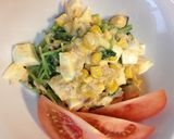 豆苗のマヨ醤油サラダ作り方5写真