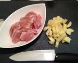 チキンのマスタードマヨ和え作り方1写真