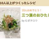 三つ葉のおひたし作り方4写真