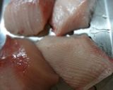 ブリの山椒オリーブオイル焼き作り方2写真