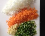 ピーマンとひき肉のドライカレー作り方1写真