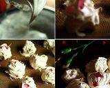 材料3つ！花びらのさくさくメレンゲ作り方1写真