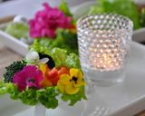 ｴﾃﾞｨﾌﾞﾙﾌﾗﾜｰの花束ｻﾗﾀﾞ作り方3写真