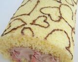 ハート模様のロールケーキ作り方22写真