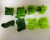 小松菜と豚こまのゴマ味噌和え作り方3写真