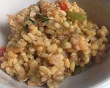 発芽緑豆と野菜の美味しいピラフ：インド発作り方19写真