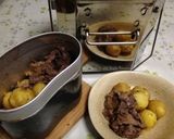 ハンゴーコンロで新じゃが肉ジャガ！作り方7写真