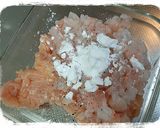 鶏ひき肉と海老のUFO揚げ作り方2写真
