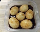 簡単☆味付半熟ゆでたまご作り方6写真