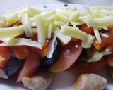 簡単！絶品☆トマト＆ナスのオーブン焼き作り方5写真