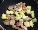＊簡単＊ガリバタチキンポテト作り方3写真