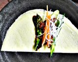 豚肉の甜麺醤炒めと彩り野菜で春餅作り方18写真