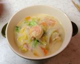 エビと白菜で簡単クリーム煮作り方6写真