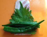 オクラのベーコン大葉巻♬作り方2写真