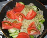 彩り鮮やか・夏野菜の焼きそば作り方4写真