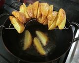 簡単カロリーオフ♡粉不要のポテトフライ作り方3写真
