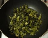 高菜漬とゴボウのピリ辛炒め作り方3写真