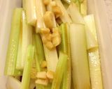 シャキシャキおいしい☆セロリの漬物作り方3写真