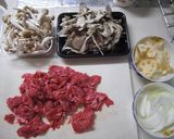 牛肉ときのこのドミグラスソース煮作り方1写真
