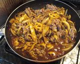 牛肉ときのこのドミグラスソース煮作り方5写真