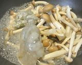 簡単キノコとエビの速攻旨煮～柚子胡椒風味作り方1写真