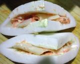 はんぺんの明太帆立サラダ挟み焼作り方4写真