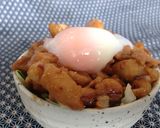 とろける酒粕味噌だれ鶏肉丼　夏バテ対策作り方7写真