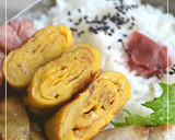 お弁当用の甘い卵焼き作り方8写真