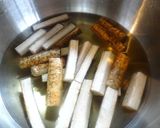 真鯛の煮付け☆ごぼう入り♪作り方4写真