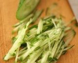 糸こんにゃくで！冷やし中華風和え物作り方3写真