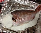 ☆迫力満点☆鯛の塩釜焼き！！作り方4写真