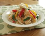 醤油麹鶏とモヤシのカラフルオイスター炒め作り方10写真