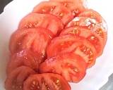 夏にサッパリ♬　トマトの玉ねぎ酢マリネ作り方1写真