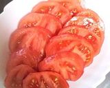 夏にサッパリ♬　トマトの玉ねぎ酢マリネ作り方1写真