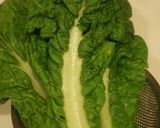 かつお菜のお浸し☆梅ペースト和え作り方1写真