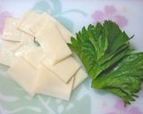 レンジで簡単＊大葉とチーズの甘辛厚揚げ作り方2写真
