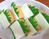レンジで簡単＊大葉とチーズの甘辛厚揚げ作り方3写真