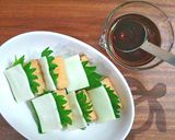 レンジで簡単＊大葉とチーズの甘辛厚揚げ作り方4写真