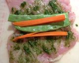 簡単！オシャレなバジル風味チキンロール作り方3写真
