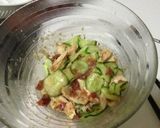 蒸し鶏の梅ドレッシング和え作り方5写真