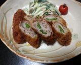 ☆チーズとピーマンでぐるぐるとんかつ☆作り方6写真