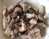 豚肉の韓国風スープ作り方1写真